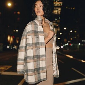 Oversized Cozy Shirt Jacket